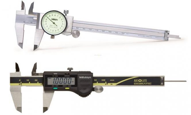 Thước cặp điện tử và thước cặp đồng hồ